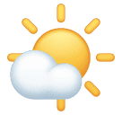 Zon achter kleine wolk voor Huawei HarmonyOS 5.0