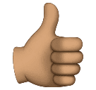 Polegar Para Cima: Pele Morena para Huawei HarmonyOS 5.0