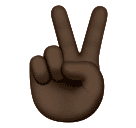 Mão Em V De Vitória: Pele Escura para Huawei HarmonyOS 5.0