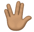 Saudação Vulcana: Pele Morena para Huawei HarmonyOS 5.0