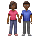 Mulher And Homem Holding Hands: Pele Morena Escura para Huawei HarmonyOS 5.0