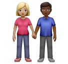 Mulher And Homem Holding Hands: Pele Morena Clara, Pele Morena Escura para Huawei HarmonyOS 5.0