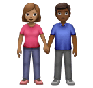 Mulher And Homem Holding Hands: Pele Morena, Pele Morena Escura para Huawei HarmonyOS 5.0