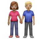 Mulher And Homem Holding Hands: Pele Morena, Pele Morena Clara para Huawei HarmonyOS 5.0