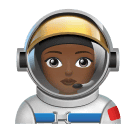 Astronauta Mulher: Pele Morena Escura para Huawei HarmonyOS 5.0