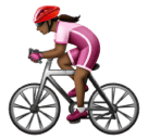 Mulher Ciclista: Pele Morena Escura para Huawei HarmonyOS 5.0