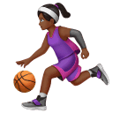 Mulher Jogando Basquete: Pele Morena Escura para Huawei HarmonyOS 5.0