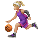 Mulher Jogando Basquete: Pele Morena Clara para Huawei HarmonyOS 5.0