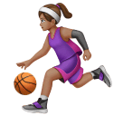 Mulher Jogando Basquete: Pele Morena para Huawei HarmonyOS 5.0