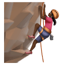 Mulher Escalando: Pele Morena Escura para Huawei HarmonyOS 5.0