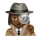 Detektif wanita: warna kulit gelap-sedang untuk Huawei HarmonyOS 5.0