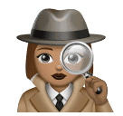 Detektif wanita: warna kulit sedang untuk Huawei HarmonyOS 5.0