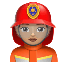 Bombeira: Pele Morena Clara para Huawei HarmonyOS 5.0