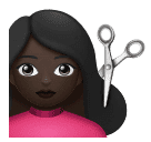 Mulher Cortando O Cabelo: Pele Escura para Huawei HarmonyOS 5.0