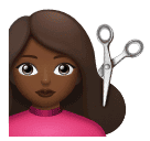 Mulher Cortando O Cabelo: Pele Morena Escura para Huawei HarmonyOS 5.0