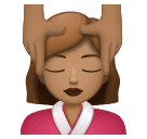 Mulher Recebendo Massagem Facial: Pele Morena para Huawei HarmonyOS 5.0