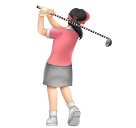 Жінка грає в гольф: дуже світлий тон шкіри для Huawei HarmonyOS 5.0