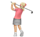 Жінка грає в гольф: світлий тон шкіри для Huawei HarmonyOS 5.0