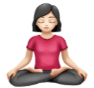 Mulher na posição de Lotus: Tom de Pele Leve para Huawei HarmonyOS 5.0