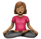 Mulher Na Posição De Lótus: Pele Morena para Huawei HarmonyOS 5.0