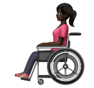 Mulher Em Cadeira De Rodas Manual: Pele Escura para Huawei HarmonyOS 5.0