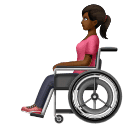 Mulher Em Cadeira De Rodas Manual: Pele Morena Escura para Huawei HarmonyOS 5.0