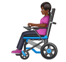 Mulher Em Cadeira De Rodas Motorizada: Pele Morena Escura para Huawei HarmonyOS 5.0