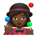 Mulher Malabarista: Pele Morena Escura para Huawei HarmonyOS 5.0