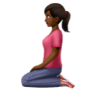 Mulher Ajoelhando: Pele Morena Escura para Huawei HarmonyOS 5.0