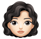 Жінка: дуже світлий тон шкіри кучеряве волосся для Huawei HarmonyOS 5.0