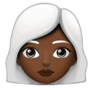 Mulher: Pele Morena Escura, Cabelo Branco para Huawei HarmonyOS 5.0