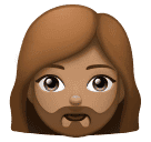 Mulher: Barba: Pele Morena para Huawei HarmonyOS 5.0