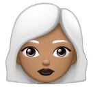 Mulher: Pele Morena, Cabelo Branco para Huawei HarmonyOS 5.0