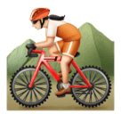 Mulher Fazendo Mountain Bike: Pele Clara para Huawei HarmonyOS 5.0