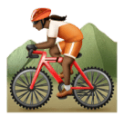 Mulher Fazendo Mountain Bike: Pele Morena Escura para Huawei HarmonyOS 5.0