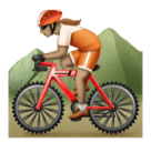 Mulher Fazendo Mountain Bike: Pele Morena para Huawei HarmonyOS 5.0