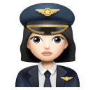 Piloto De Avião Mulher: Pele Clara para Huawei HarmonyOS 5.0