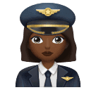 Piloto De Avião Mulher: Pele Morena Escura para Huawei HarmonyOS 5.0