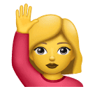 Mulher Levantando A Mão para Huawei HarmonyOS 5.0