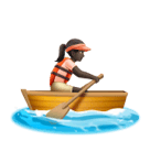 Mulher Remando: Pele Escura para Huawei HarmonyOS 5.0