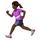 Mulher Correndo: Pele Morena Escura para Huawei HarmonyOS 5.0