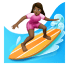 Mulher Surfista: Pele Morena Escura para Huawei HarmonyOS 5.0