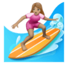 Mulher Surfista: Pele Morena para Huawei HarmonyOS 5.0