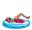 Mulher Nadando: Pele Morena para Huawei HarmonyOS 5.0