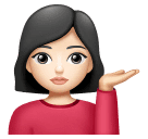 Mulher Com A Palma Virada Para Cima: Pele Clara para Huawei HarmonyOS 5.0