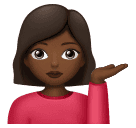 Mulher Com A Palma Virada Para Cima: Pele Morena Escura para Huawei HarmonyOS 5.0