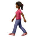 Жінка йде: темний тон шкіри для Huawei HarmonyOS 5.0