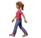 Mulher Andando: Pele Morena para Huawei HarmonyOS 5.0