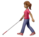 Mulher Com Bengala Para Cego: Pele Morena para Huawei HarmonyOS 5.0