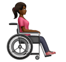 Жінка в ручному інвалідному візку дивиться праворуч: середньо-темний тон шкіри для Huawei HarmonyOS 5.0